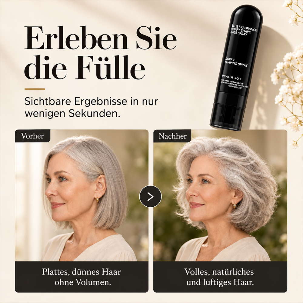 Volumengebendes Spray für luftiges Haar – langanhaltender Volumenspray