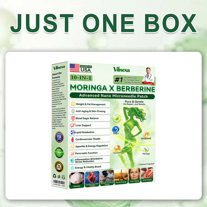 Vilnexa™ 8-in-1 AMPK Metabolic Slimming Patch 🇺🇸 Moringa × Berberine Formula · Supports Weight Management, Metabolic Balance & Daily Comfort