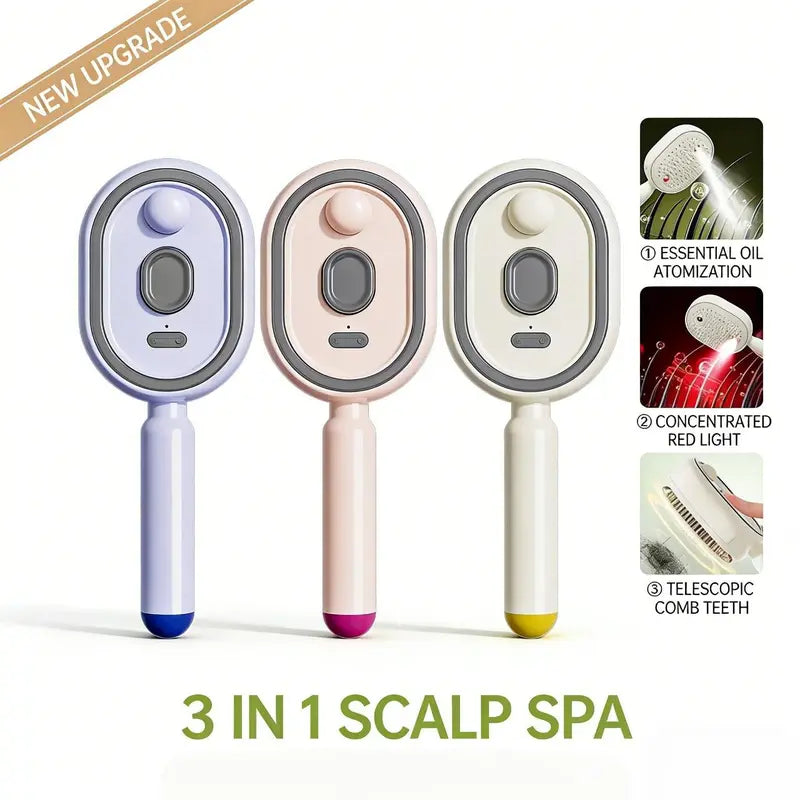 Steam Detangling Brush for Frizzy Hair, Fast Smooth & Shine Hair Comb