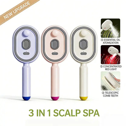Steam Detangling Brush for Frizzy Hair, Fast Smooth & Shine Hair Comb