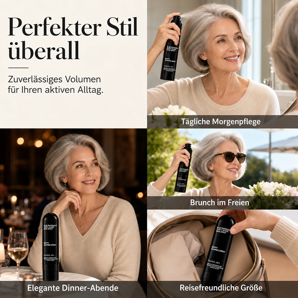 Volumengebendes Spray für luftiges Haar – langanhaltender Volumenspray