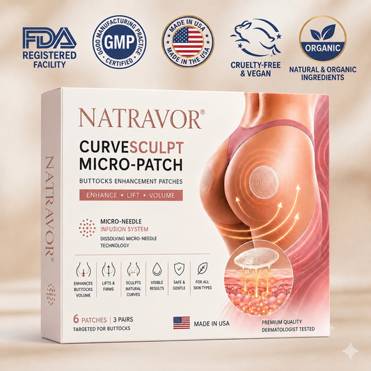 NATRAVOR® CurveSculpt Micro-Patch ✦ Sculpt • Firm • Smooth Lower Body Curves ✦ Micro-Needle Infusion System
