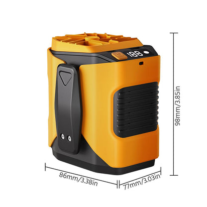 Personal Waist Portable Rechargeable Fan for Outdoor, Jobsite, Farms, Traveling, Fishing
