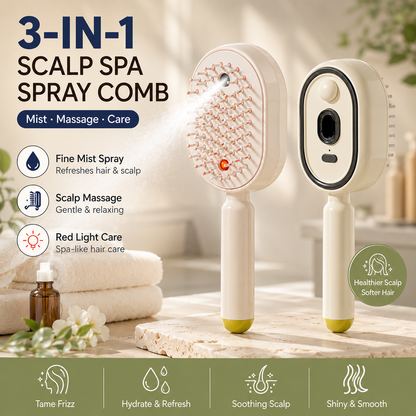 Steam Detangling Brush for Frizzy Hair, Fast Smooth & Shine Hair Comb