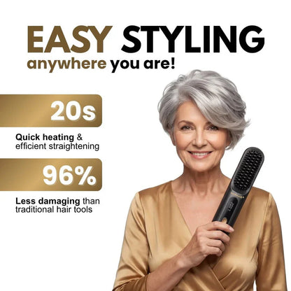 Steam Mist Straightening Comb – Easy Salon-Like Hair