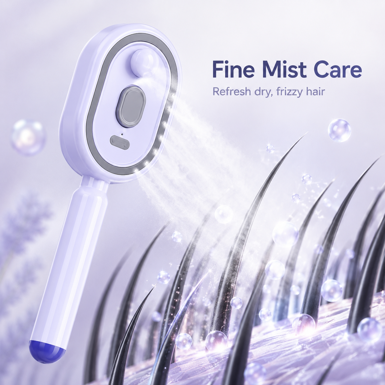 Steam Detangling Brush for Frizzy Hair, Fast Smooth & Shine Hair Comb
