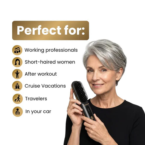 Steam Mist Straightening Comb – Easy Salon-Like Hair