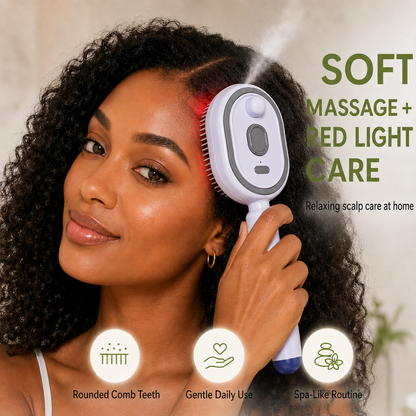 Steam Detangling Brush for Frizzy Hair, Fast Smooth & Shine Hair Comb