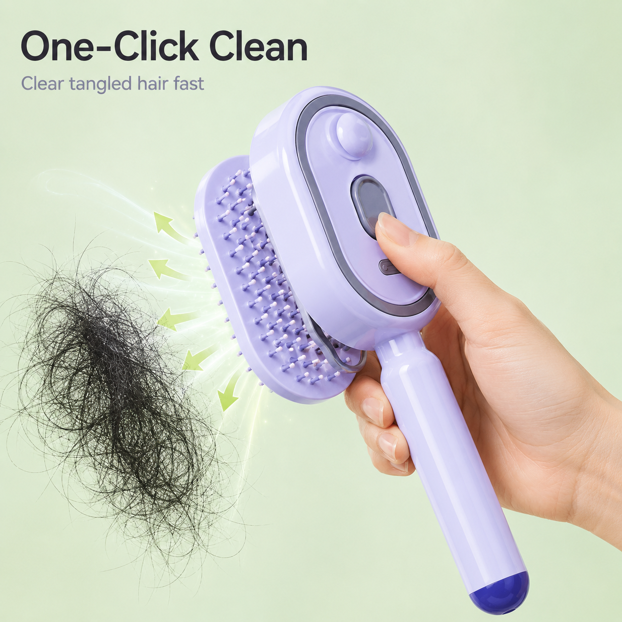 Steam Detangling Brush for Frizzy Hair, Fast Smooth & Shine Hair Comb
