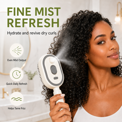 Steam Detangling Brush for Frizzy Hair, Fast Smooth & Shine Hair Comb