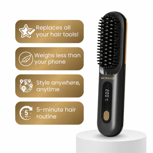 Steam Mist Straightening Comb – Easy Salon-Like Hair