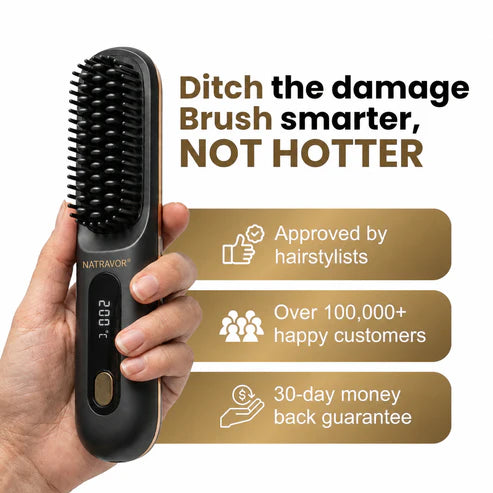 Steam Mist Straightening Comb – Easy Salon-Like Hair