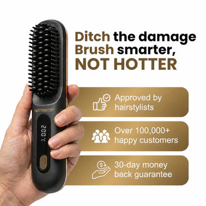 Steam Mist Straightening Comb – Easy Salon-Like Hair