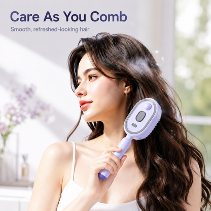 Steam Detangling Brush for Frizzy Hair, Fast Smooth & Shine Hair Comb