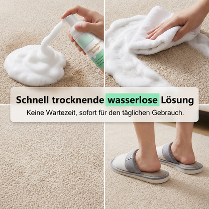 🔥Zeitlich begrenztes Angebot: 50 % Rabatt🔥 Wasserloser Teppichschaum-Fleckenentferner inklusive Handtuch