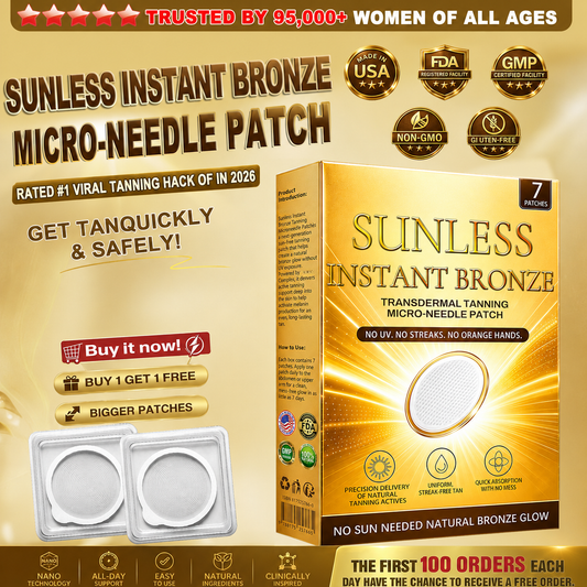 Golden Glow Microneedle Patch