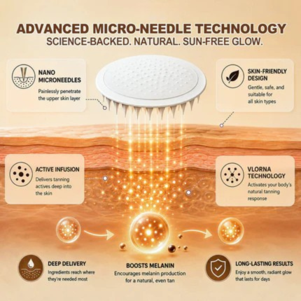 Golden Glow Microneedle Patch