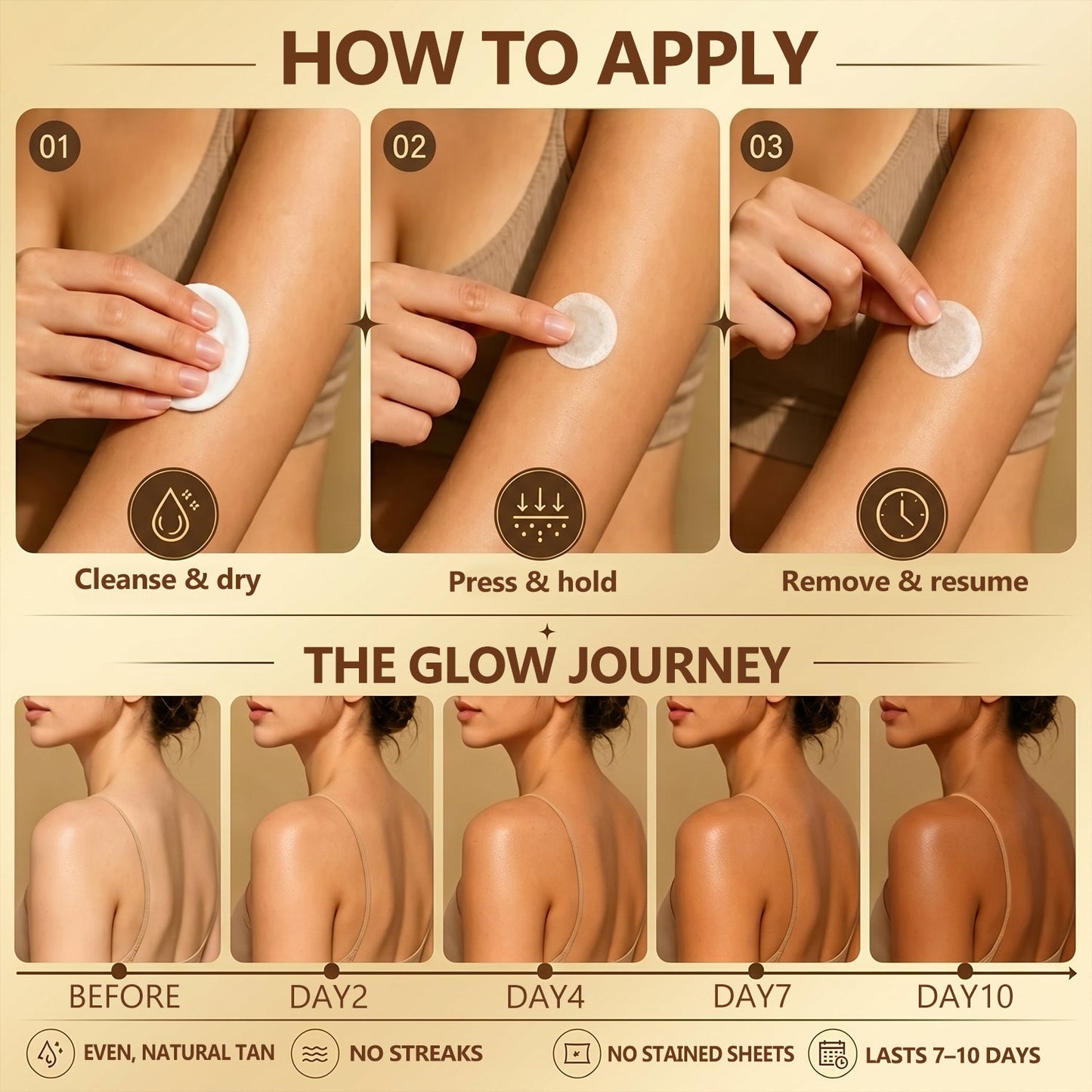 Golden Glow Microneedle Patch