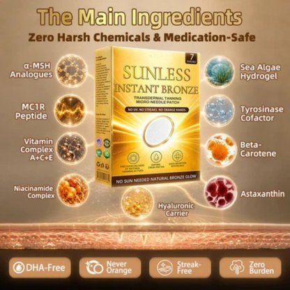 Golden Glow Microneedle Patch