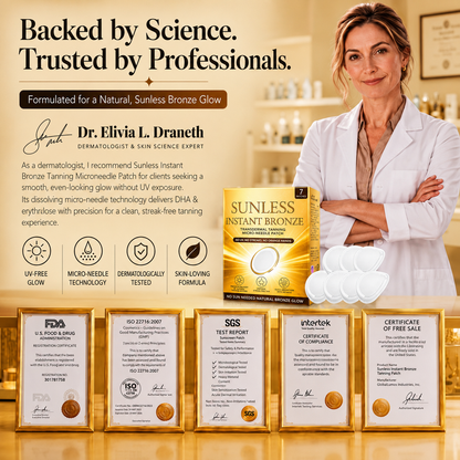 Golden Glow Microneedle Patch