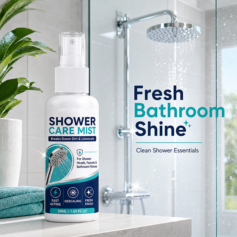 🚿 50% RABATT! 🔥 Schnell wirkendes Duschkalkentfernungsspray – Effektiv gegen Kalk, Seifenreste & Wasserflecken – Ideal für Fliesen, Duschkabinen & Armaturen ✨